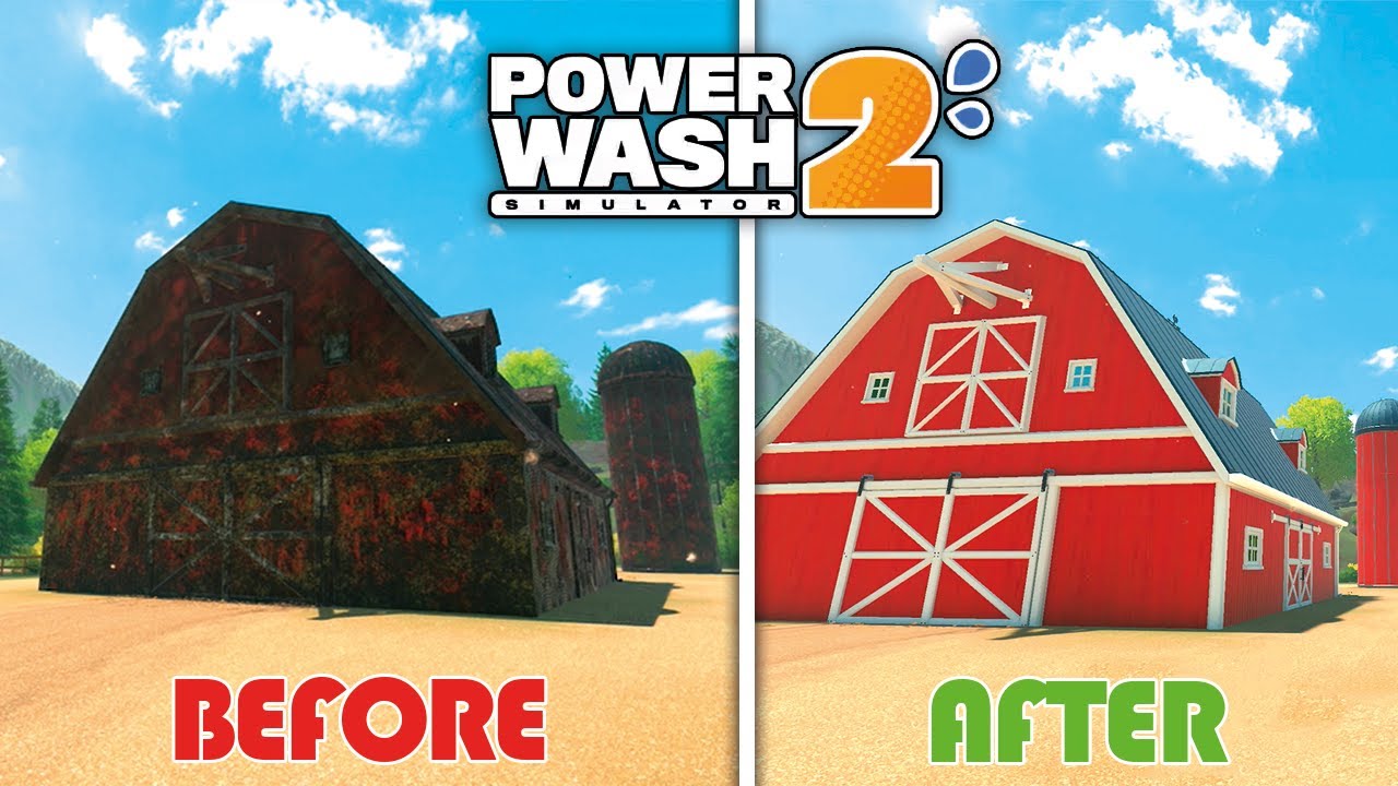 I Cleaned A Barn | PowerWash Simulator 2