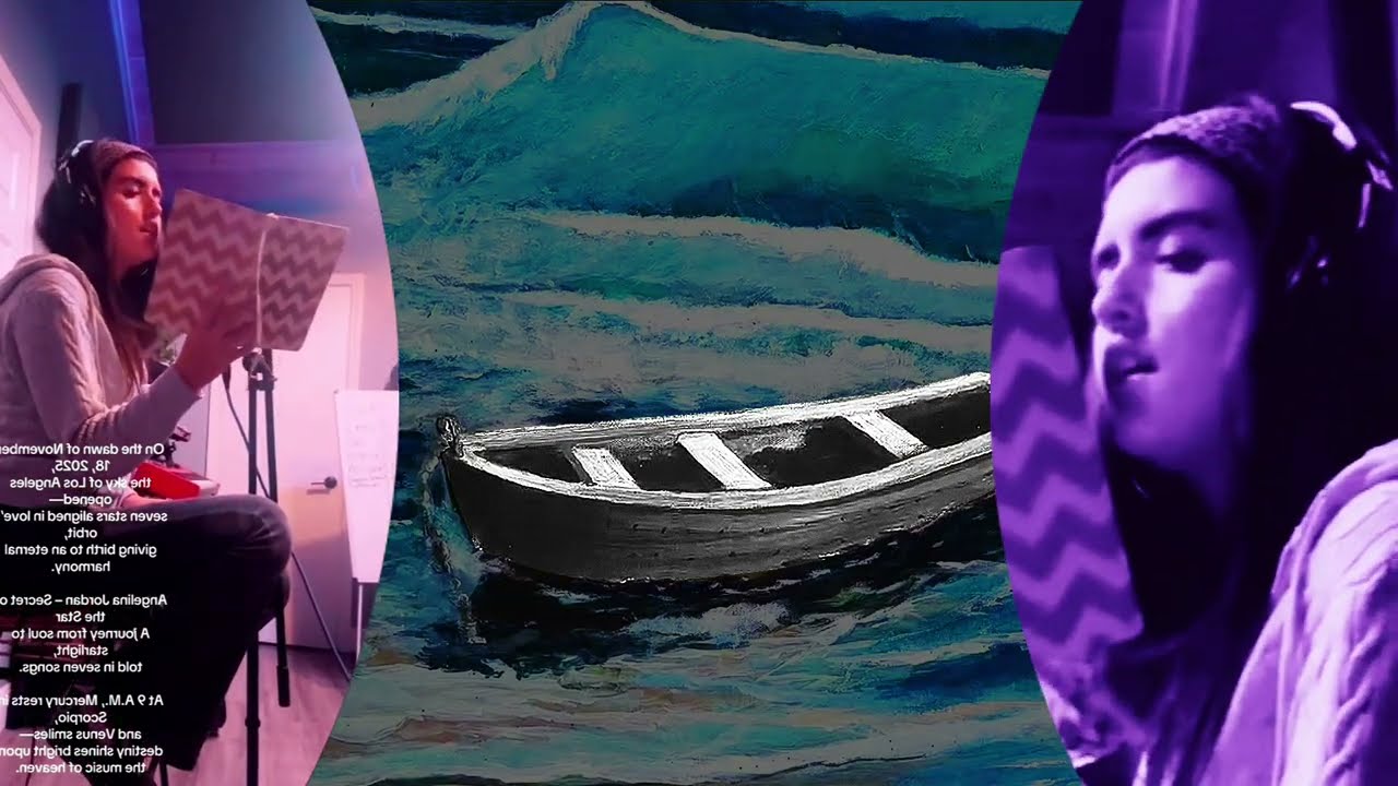 Angelina Jordan  TIKTOK STUDIO BTS solo and Album Audio Duet  TEARS BECAME MY ENDLESS SEA