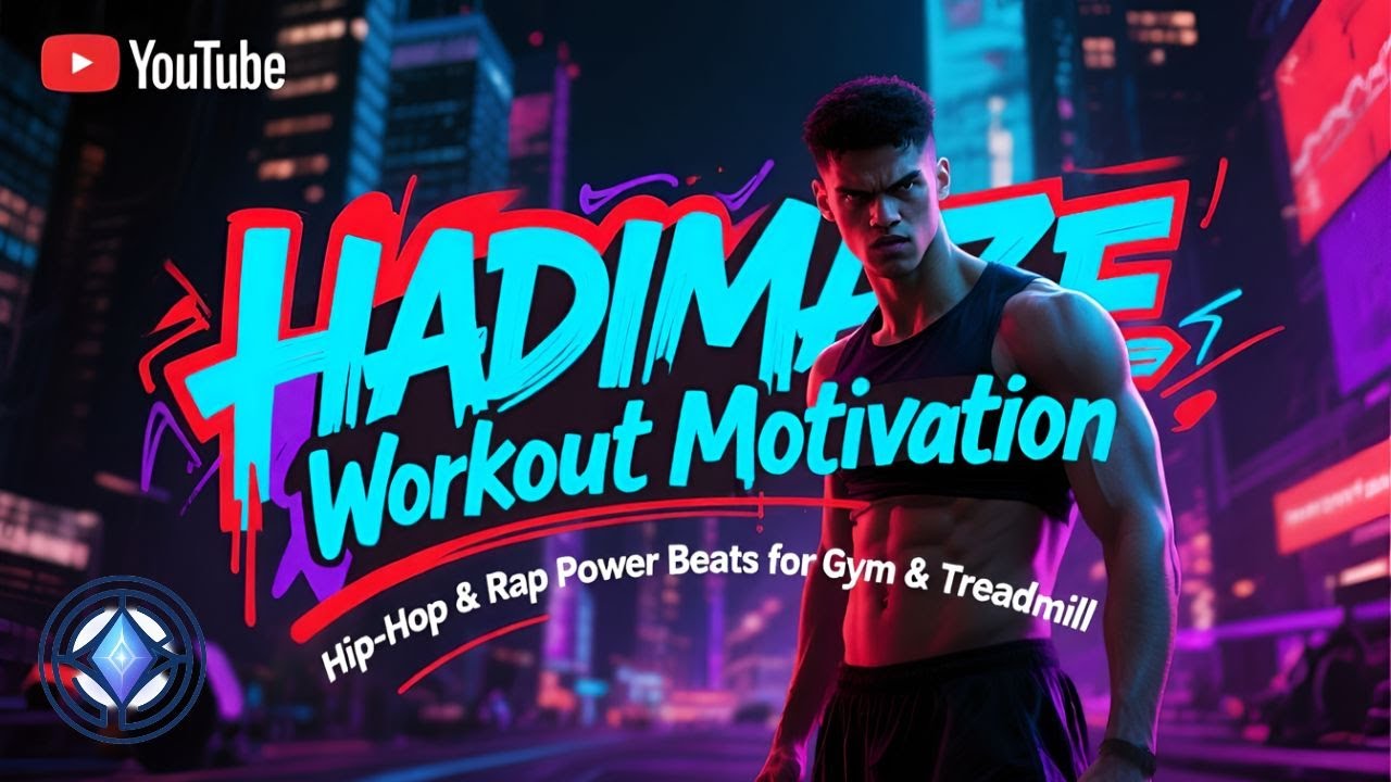 HADIMAZE Workout Motivation – Hip-Hop & Rap Power Beats for Gym & Treadmill
