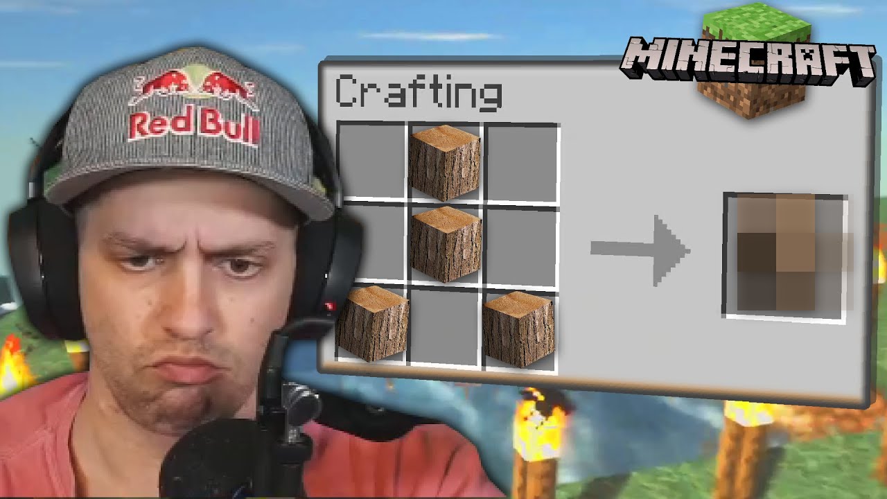GrandPooBear Plays Minecraft for the FIRST Time!