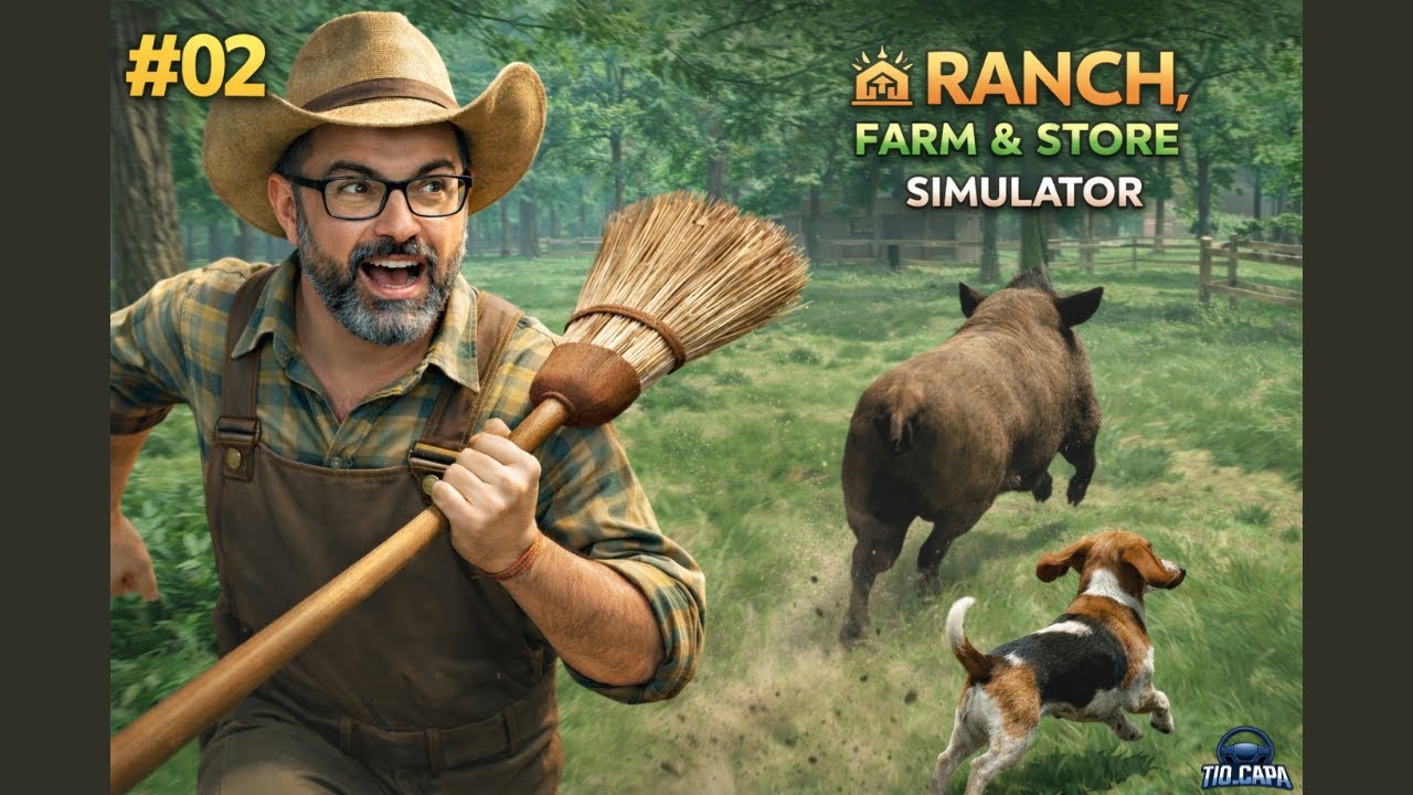 Animal Selvagem na Fazenda?! | Ranch Farm & Store Simulator #02