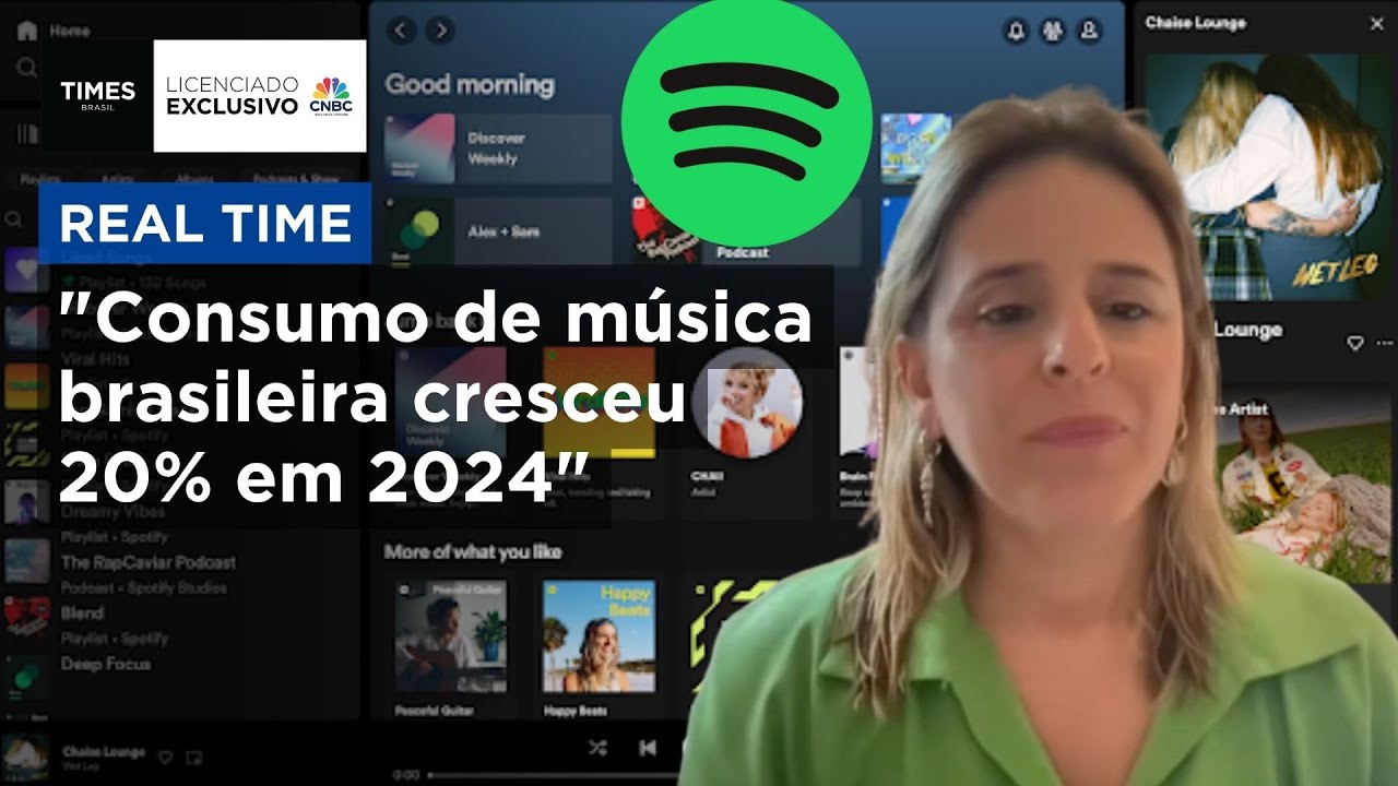 Segundo Spotify,&nbsp;Brasil lidera crescimento na m&uacute;sica global; head de m&uacute;sica da plataforma comenta