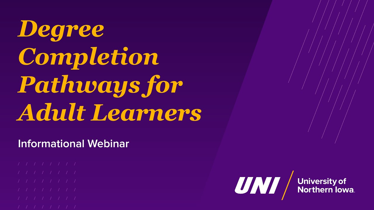 UNI@IACC Degree Completion Pathways for Adult Learners