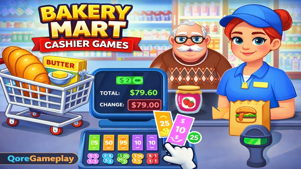 Bakery Mart: Cashier Games | Baking, Billing & Shop Management Gameplay Walkthrough (Android/iOS)