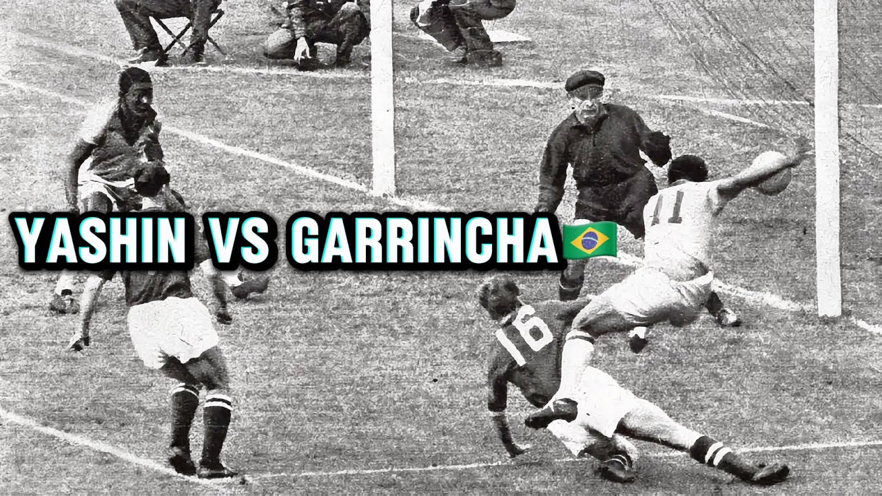 1958 Brazil vs USSR – Garrincha Tested Yashin Like Never Before