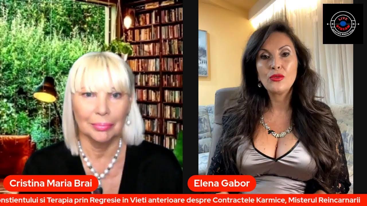 Intalnire cu dr. Elena Gabor - Contracte Karmice, Misterul Reincarnarii