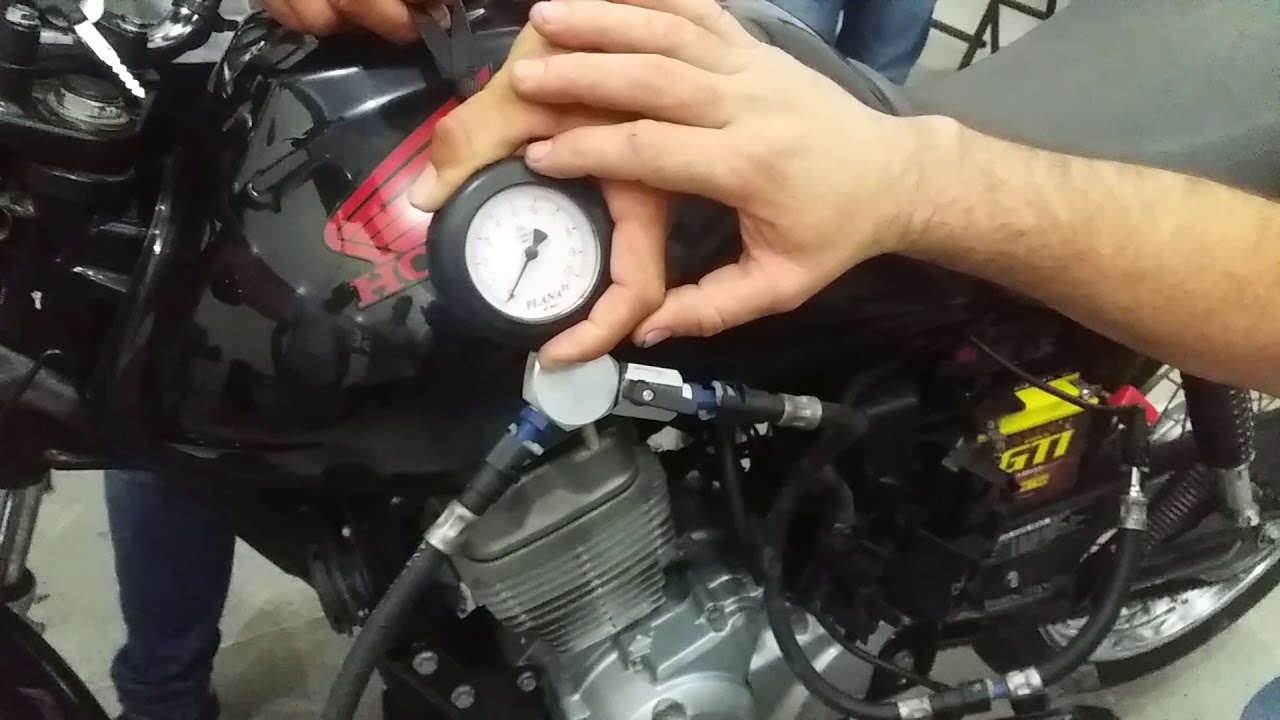 Injeção Eleteônica de motos.ultilização do manometro.para medir vazão e presão da bomba de combistív