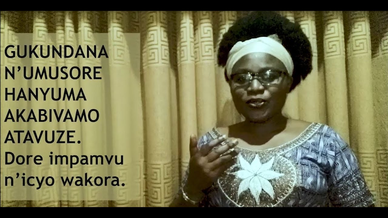 Umusore uva mu rukundo atavuze. Dore ikibitera n'uko wabyitwaramo.