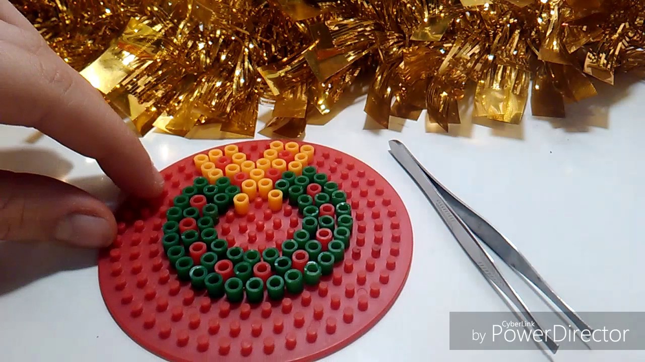 DIY Tutorial 4 Addobbi Natalizi🎄 in Pyssla - Hama Beands || Merry Christmas!🎅