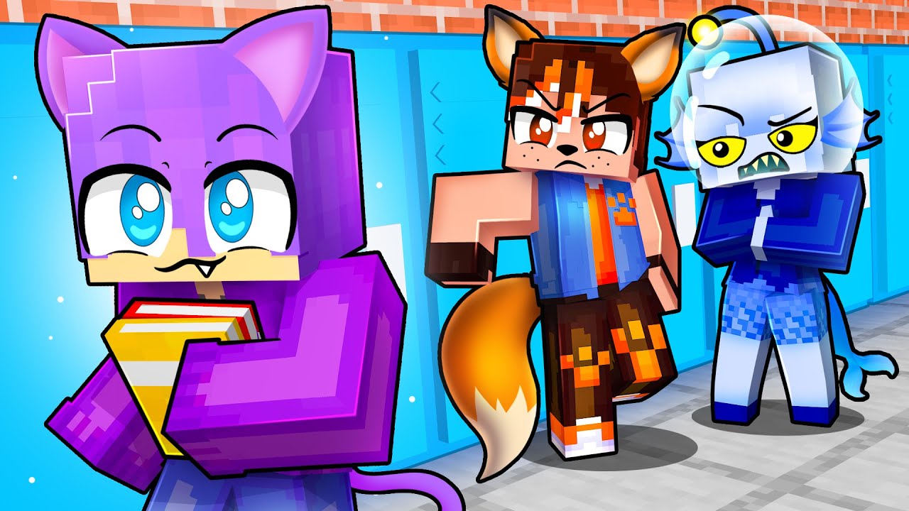 Мой ПЕРВЫЙ ДЕНЬ в Animal High в Minecraft!