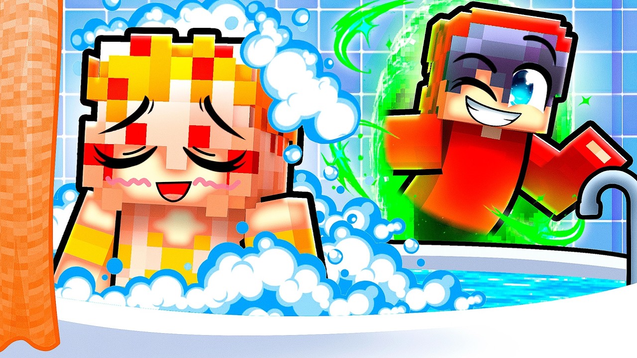 Using PORTALS to spy on my crush&hellip; (Minecraft)
