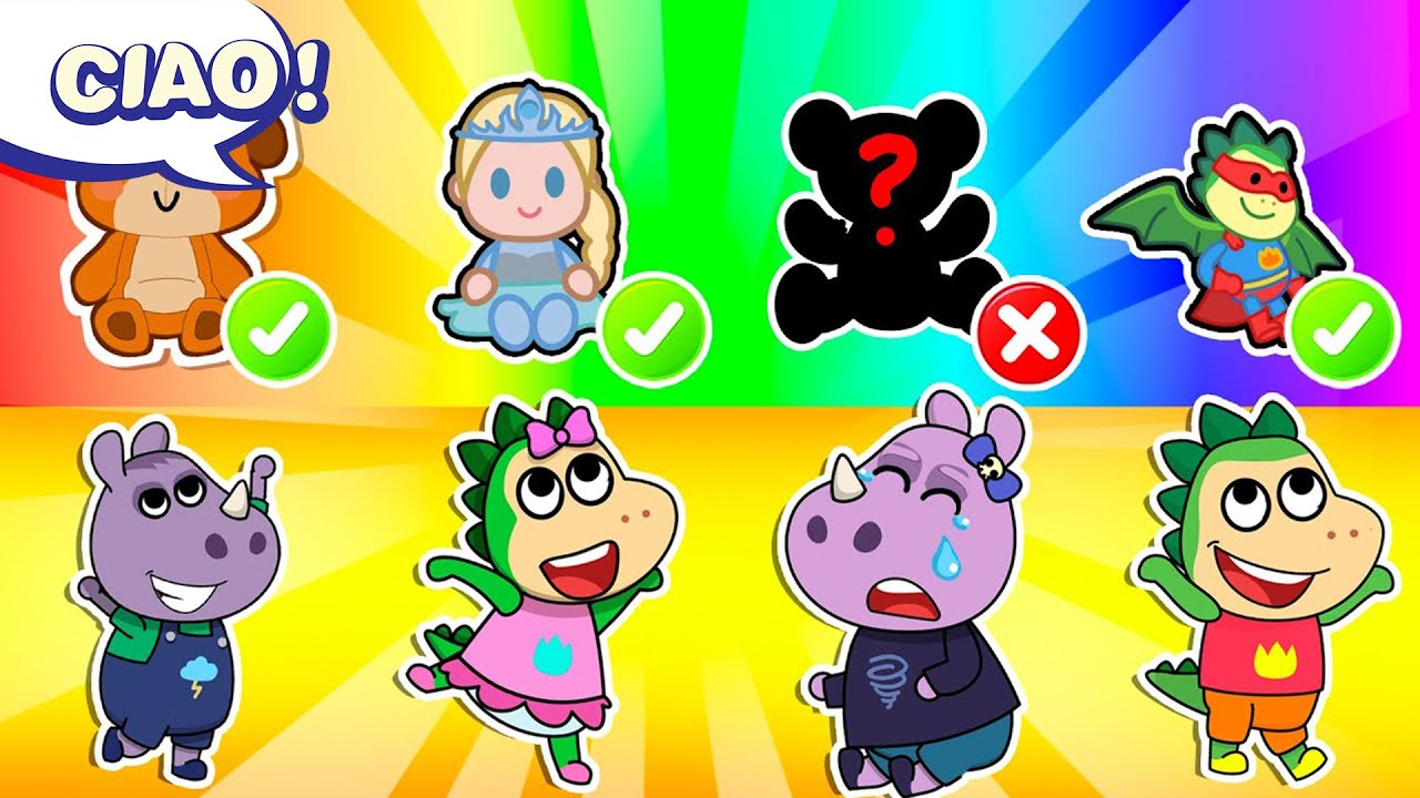 🛒 Spike VS Macchina delle Peluche 🧸 Su per la Scala Mobile 🛍️ e altre storie per bambini e famiglie