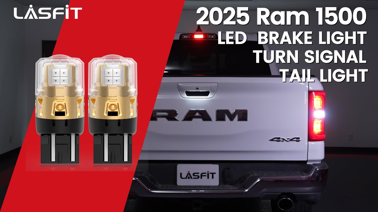 2025 Ram 1500 LED Turn Signal/Brake/Tail Light Lasfit LED Bulb [Install & Review]