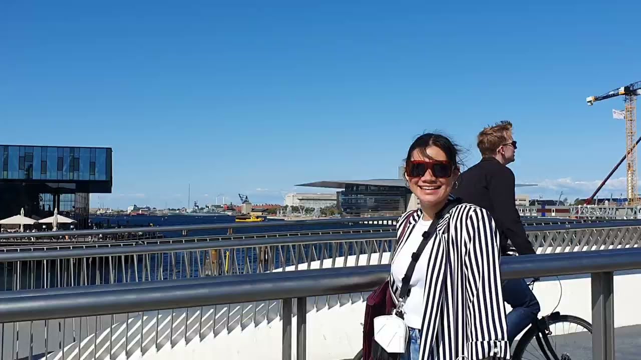 Inderhavensbroen 🚲🚶‍♀️🚶‍♂️Fuß Radverkehr 🇩🇰Copenhagen