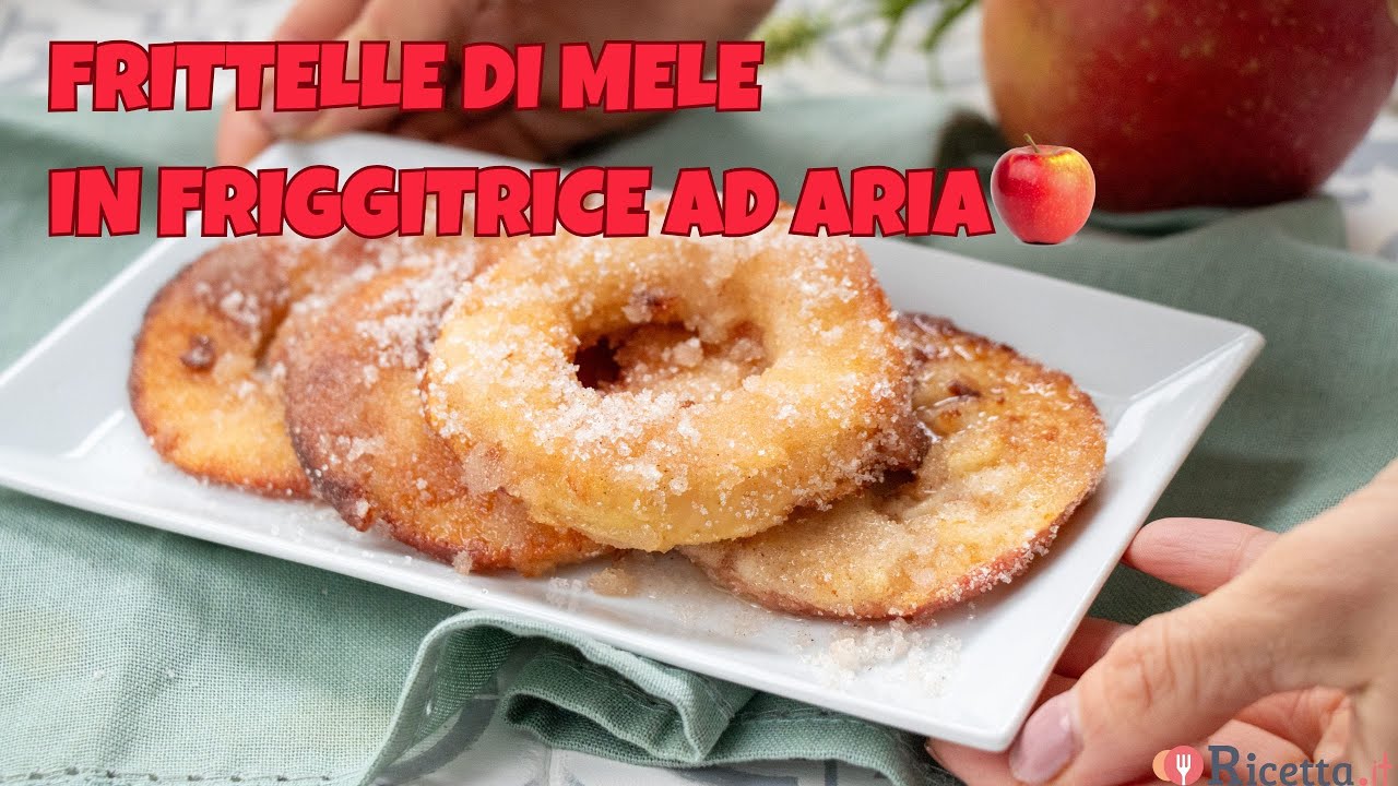 Frittelle di mele in friggitrice ad aria, senza glutine e buone come quelle fritte! - Ricetta.it