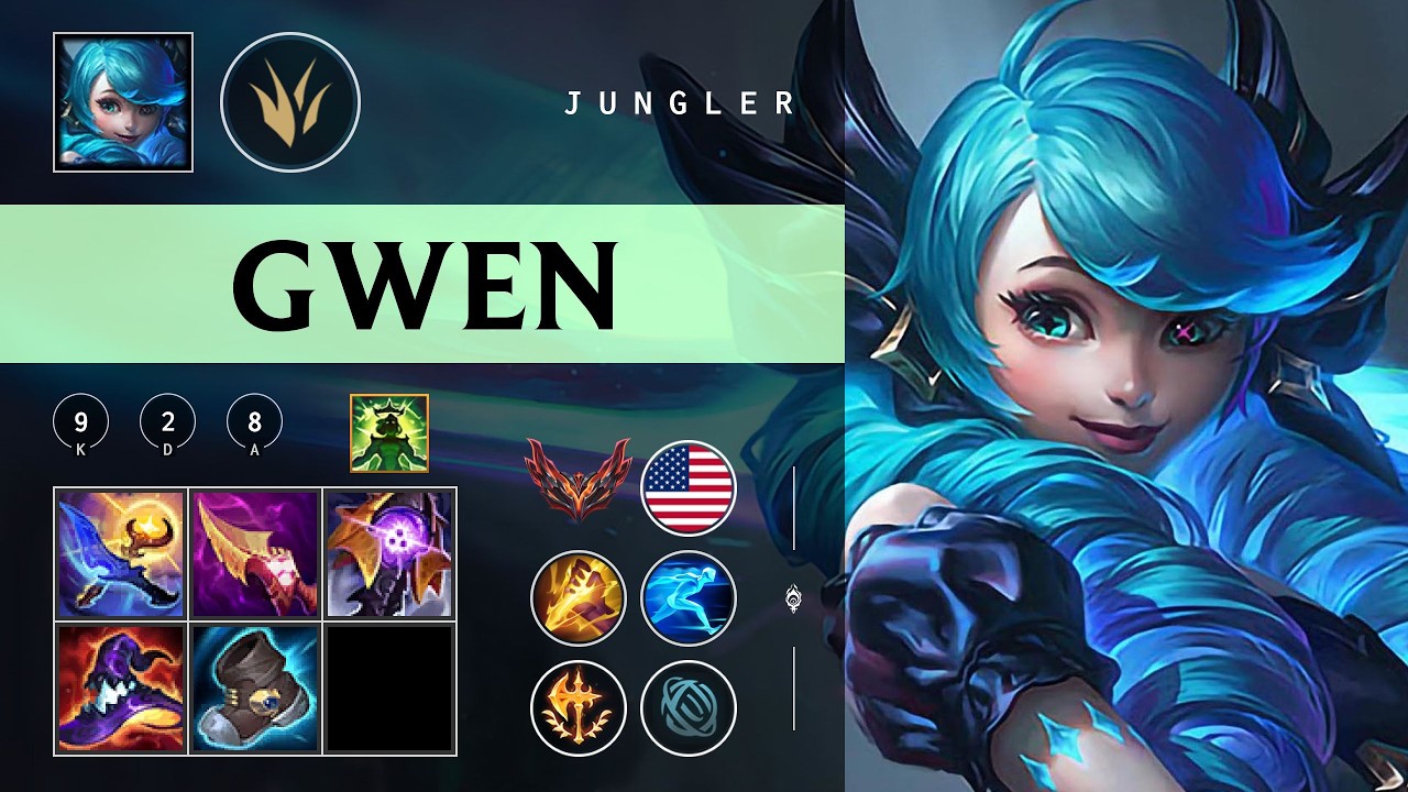 Gwen Jungle vs Graves - NA Grandmaster Patch 26.05
