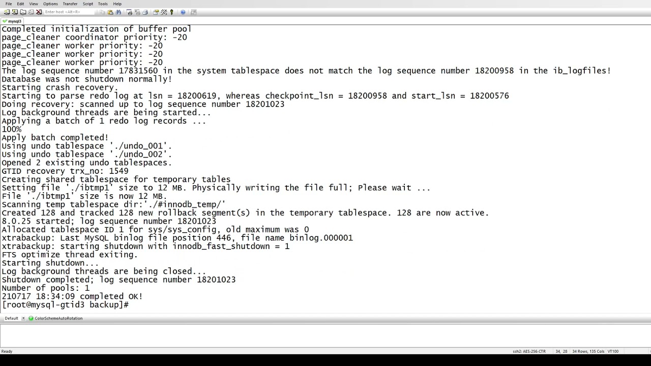 08 Taking backups and restoring  using Percona Xtrabackup | MySQL Replication tutorial