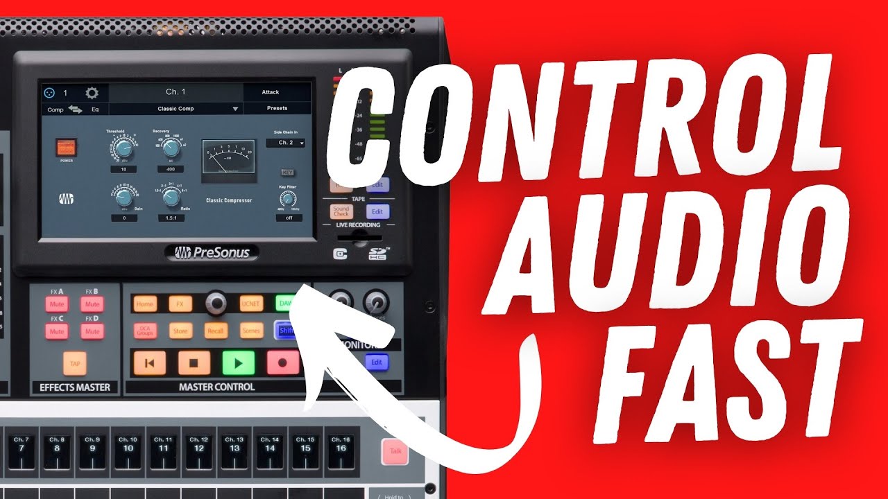 STUDIOLIVE 32SC TOUCH SCREEN - A Walk-through of what you can control from this screen.