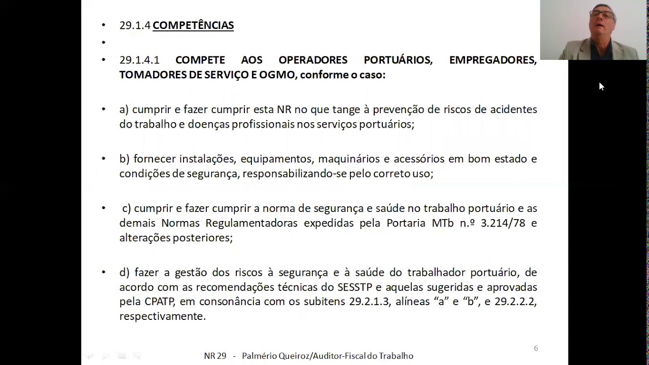Entendendo o trabalho portuário sob a ótica da NR 29 (Norma Regulamentadora de Saúde e Segurança)