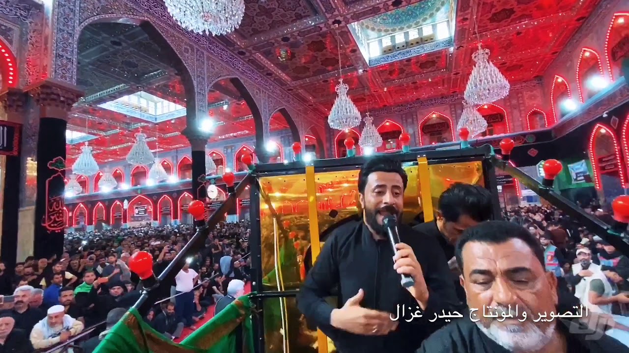 اقوى دخول  الى الحسين  الرادود منتظر العبودي و قاسم الساعدي /موكب شباب علي السجاد (ع) بغداد_المعامل