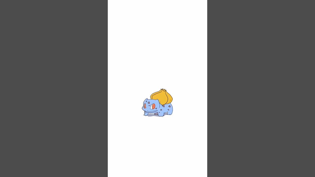 Bulbasaur Evolution Animation #shorts