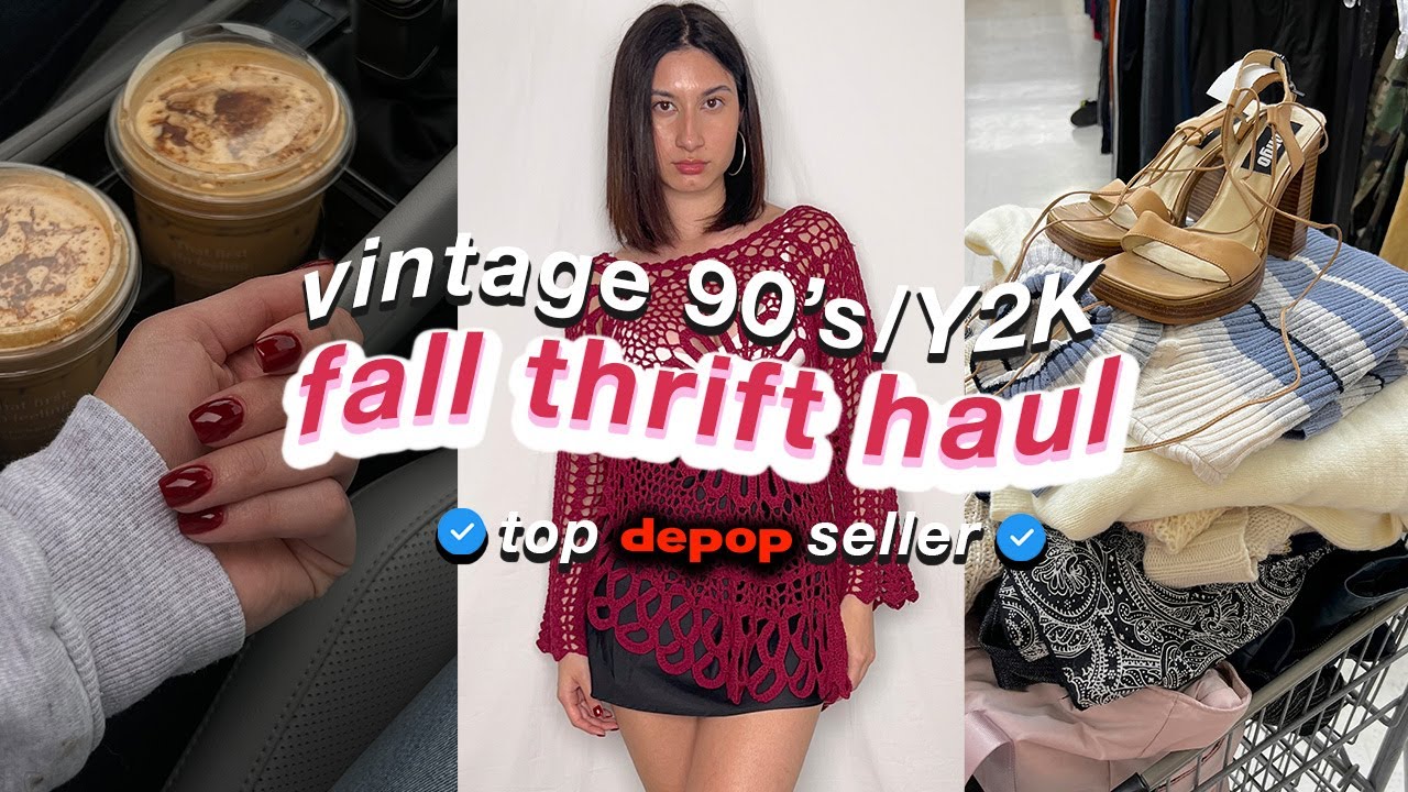 ЭКОНОМЬТЕ СО МНОЙ | ОСЕНЬ 90-Х/ КОМИССИОННЫЙ РЫНОК 2000 ГОДА 🧸🍒🍂 | Лучший продавец Depop на посто...
