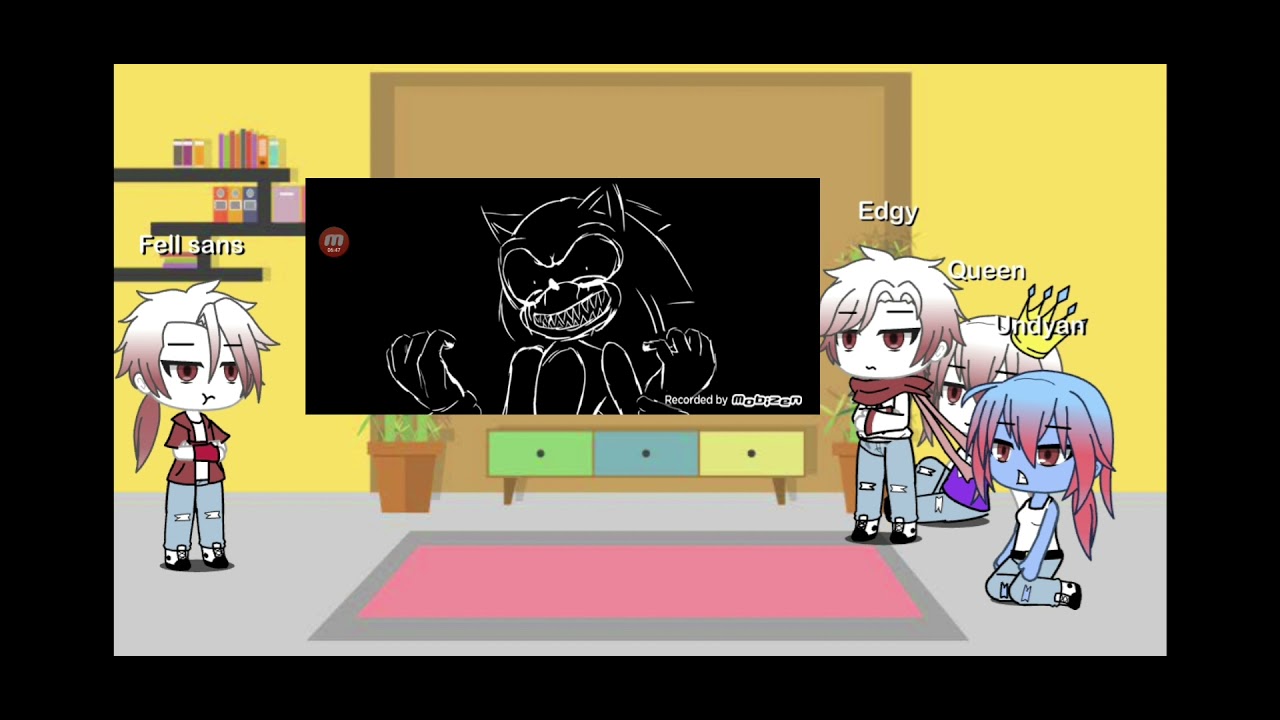 underfell reacts to sonic.EXE memes (Very Very VERY Lazy)