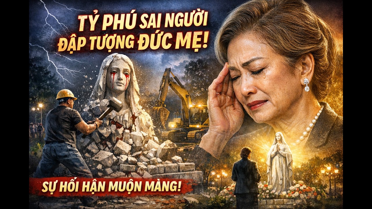 CHA TĨNH VÀ CÂU TRUYỆN TỶ PHÚ ĐẬP TƯỢNG ĐỨC MẸ,