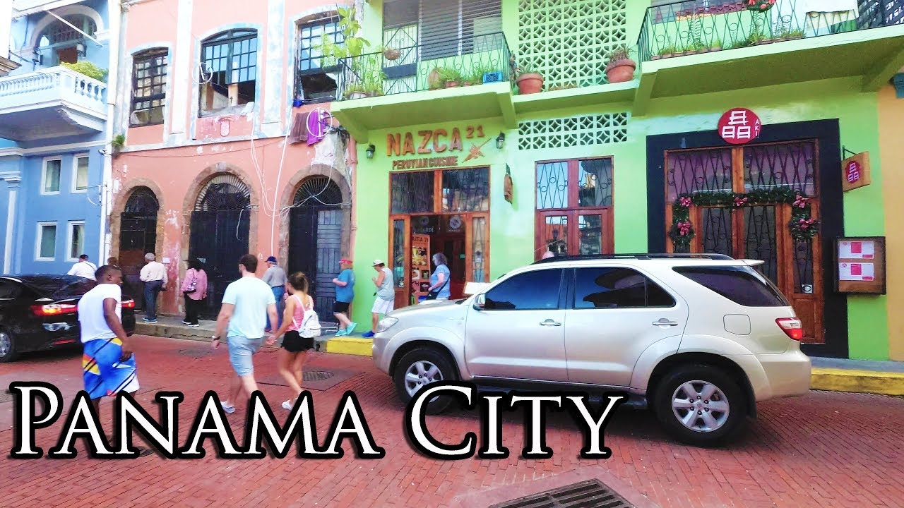 (3) Walking Panamá City Dec 2017 - Casco Viejo (Old Quarter) 4K