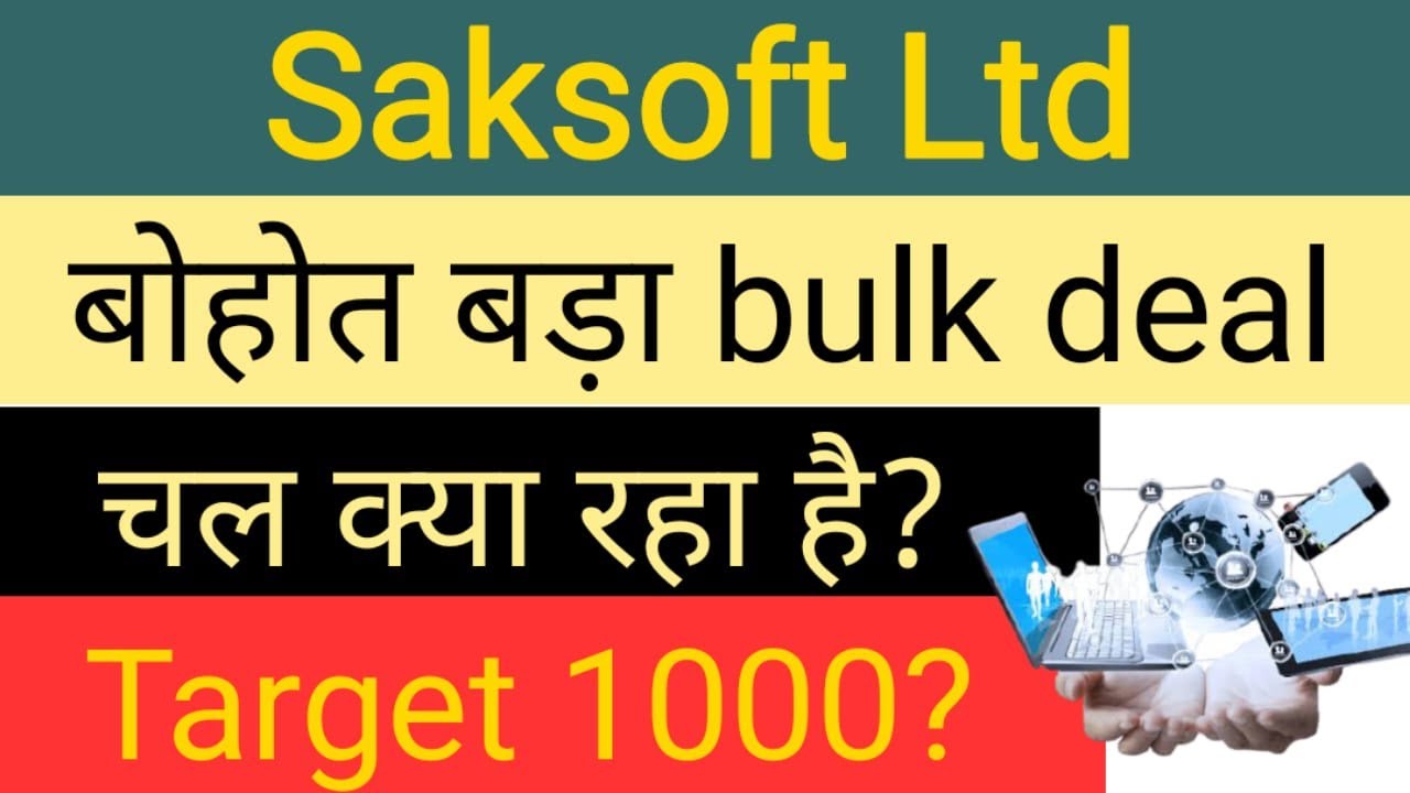 Saksoft Share Latest News | Saksoft Share  | Saksoft Share Full Analysis | Saksoft Share News Today