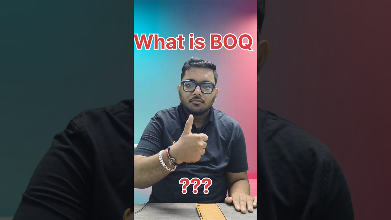 What is BOQ in Construction project ?? Easy explain #construction