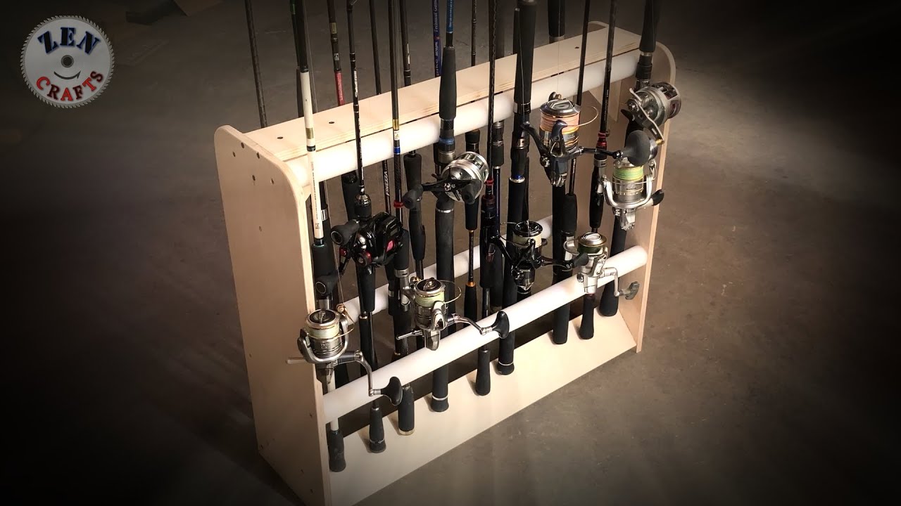 [DIY] ロッドスタンドを作ろう Make a Rod Stand [Designed in Blender3.3]