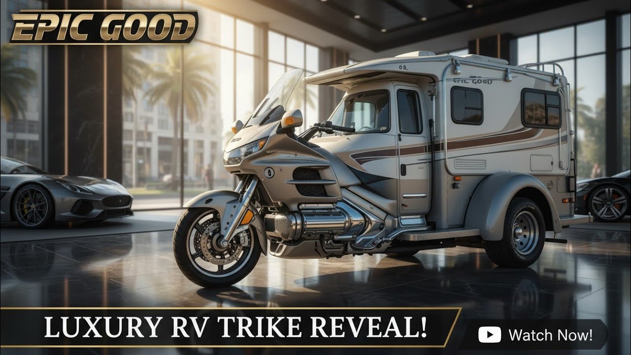 This Luxury Camper Trike Will Change Road Travel Forever | Ultimate Motorcycle RV 😱