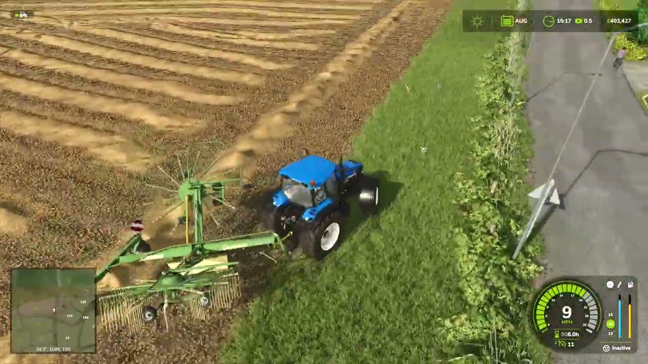 FS25 FIELDS OF TYRONE #53 | LAST OF THE GRAIN DRAWING