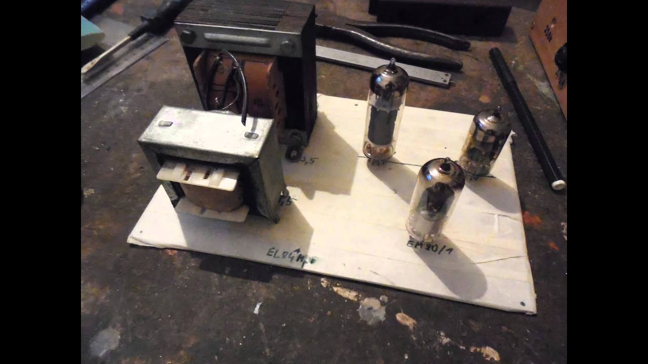 V&yacute;roba elektronkov&eacute;ho zesilovače