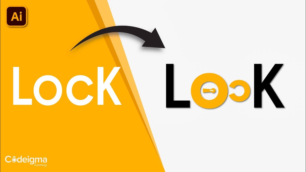 How To Create Modern Wordmark Logo | Design 13 | Adobe Illustrator CC | Codeigma Learning