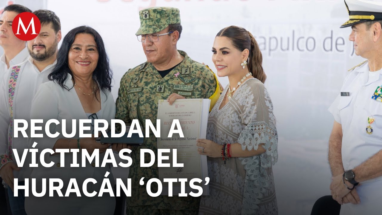 En Guerrero, realizan homenaje a las personas fallecidas por el hurac&aacute;n 'Otis'