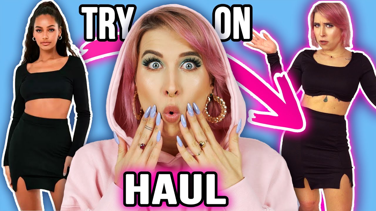 Haul zakupowy i wyprzedażowy -50% z missguided 😱 - mierzymy | Agnieszka Grzelak Vlog