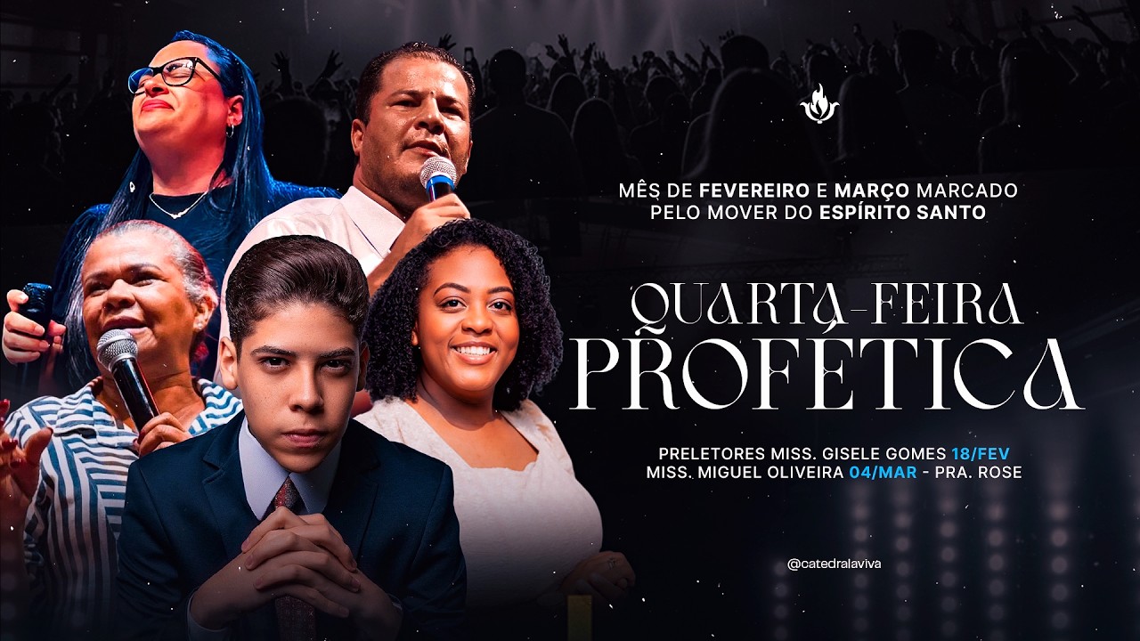 🔴AO VIVO | JUNTE - SE A NÓS EM MAIS UMA QUARTA PROFÉTICA COM O PASTOR EDUARDO SILVA
