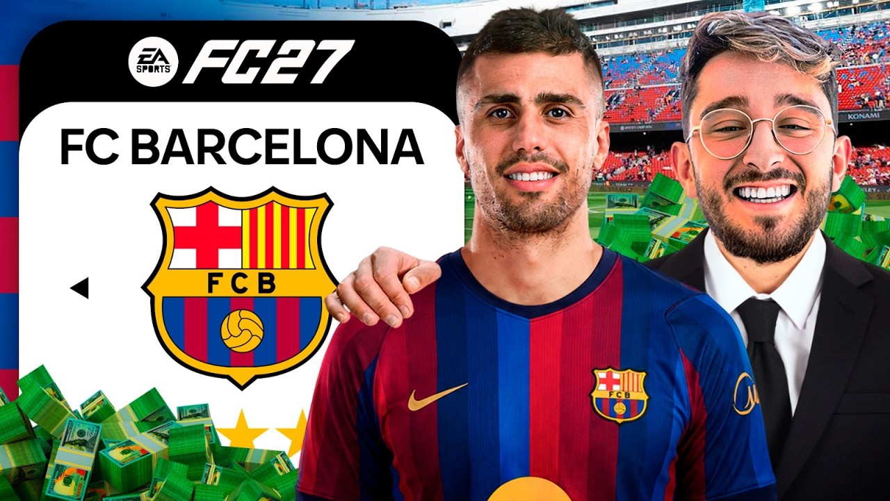 HE CREADO el BAR&Ccedil;A DE LA SEXTA! MODO CARRERA 2027 REALISTA!!