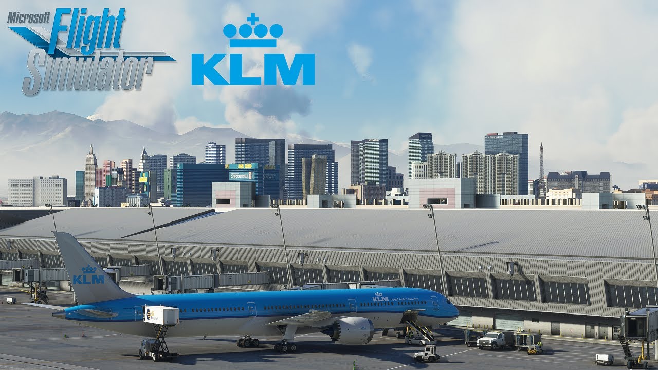 MSFS 2020 2K | Full Flight | Amsterdam Schiphol (EHAM) - Las Vegas (KLAS)  | B78X | KL635