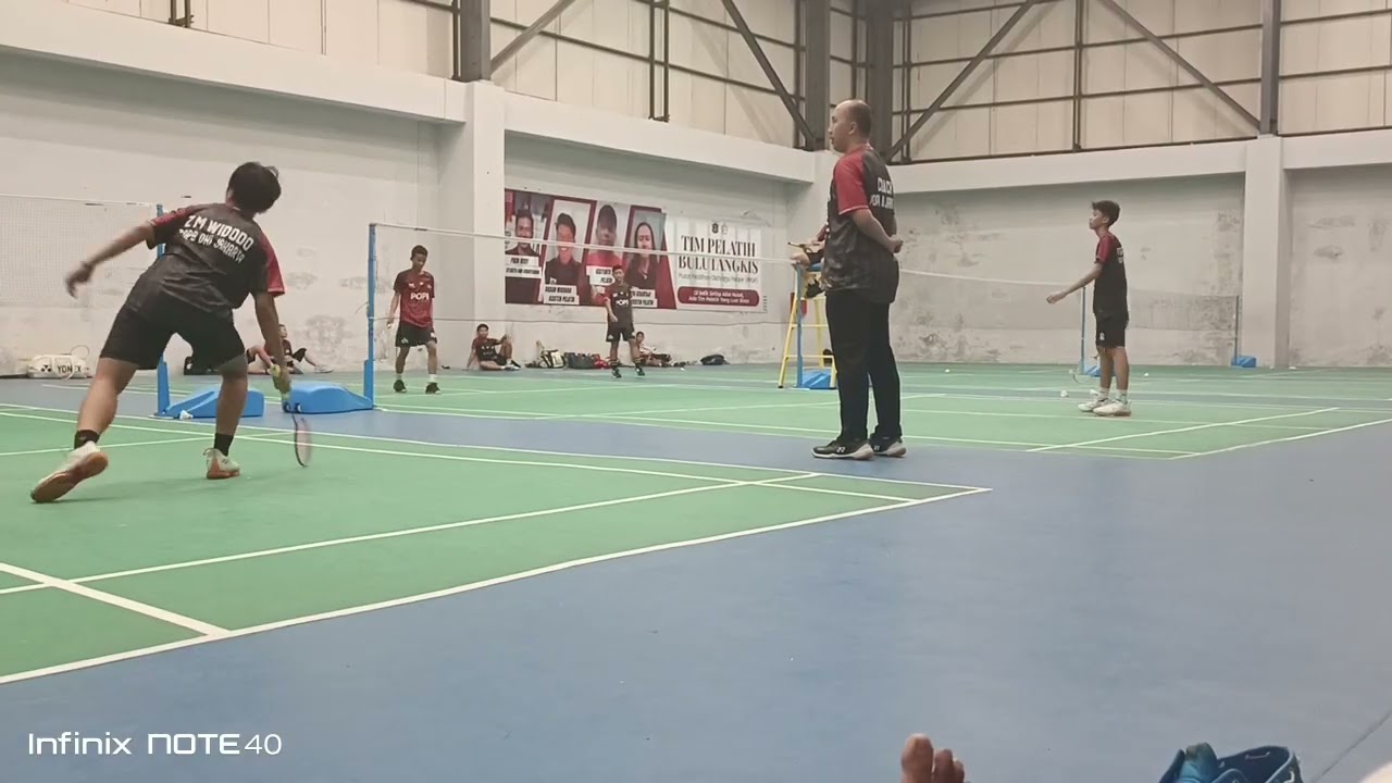 Simulasi team A vs team b fatan ( 34) vs Azzam (42) popb 