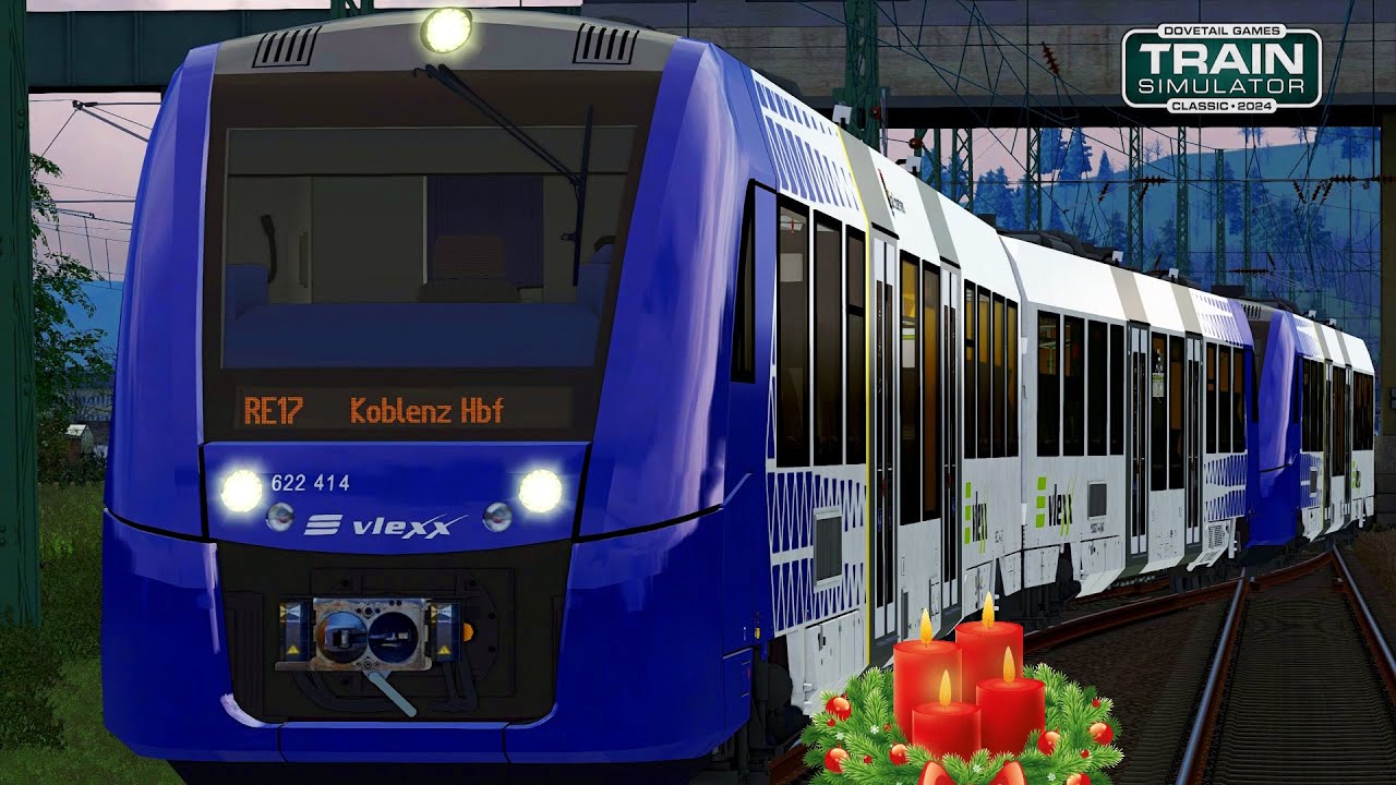 LINT 54 - Baureihe 622 der Vlexx (PREVIEW) | Train Simulator Classic 2024 | RE17 nach Koblenz Hbf 🎄