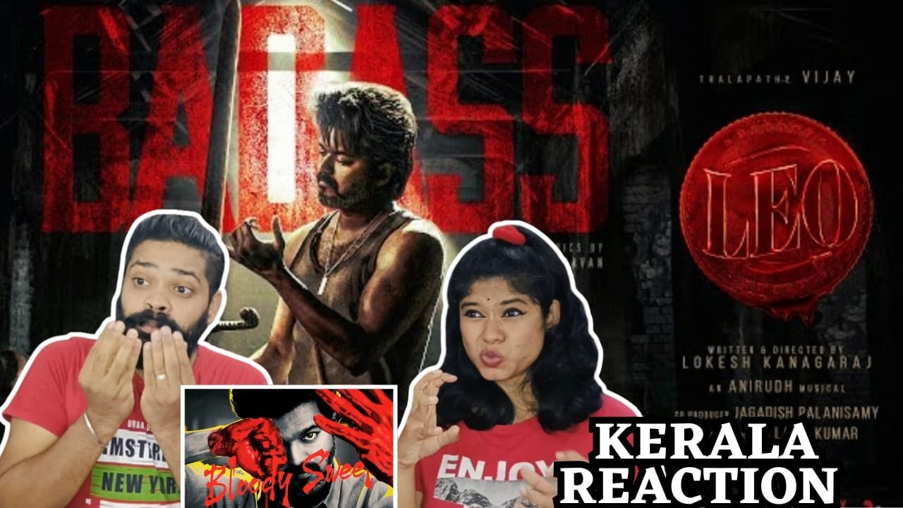 LEO - Badass Lyric REACTION | Thalapathy Vijay | Lokesh Kanagaraj | Anirudh Ravichander