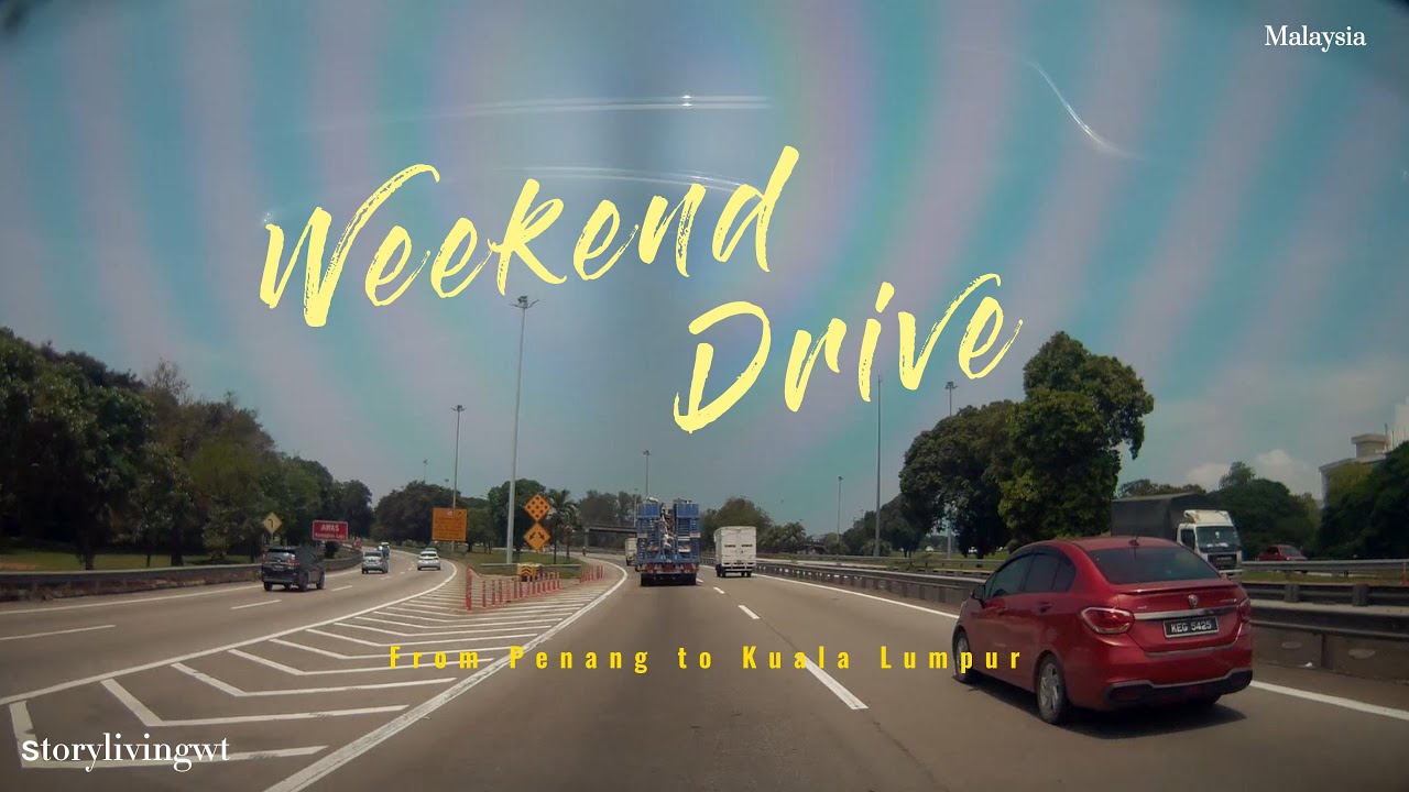 Penang to Kuala Lumpur Afternoon Drive with CPL Filter [Time Lapse] [Mid April 2022] 028