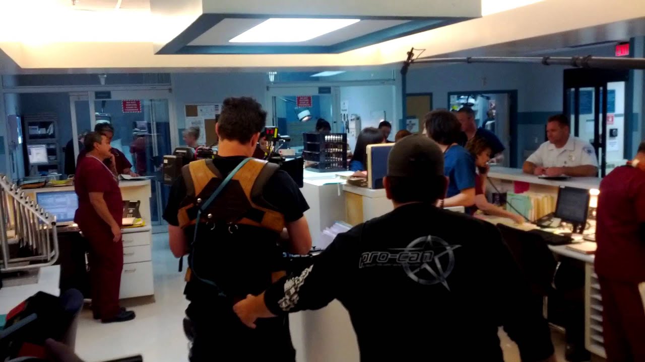 Night Shift pilot steadicam shot behind the scenes