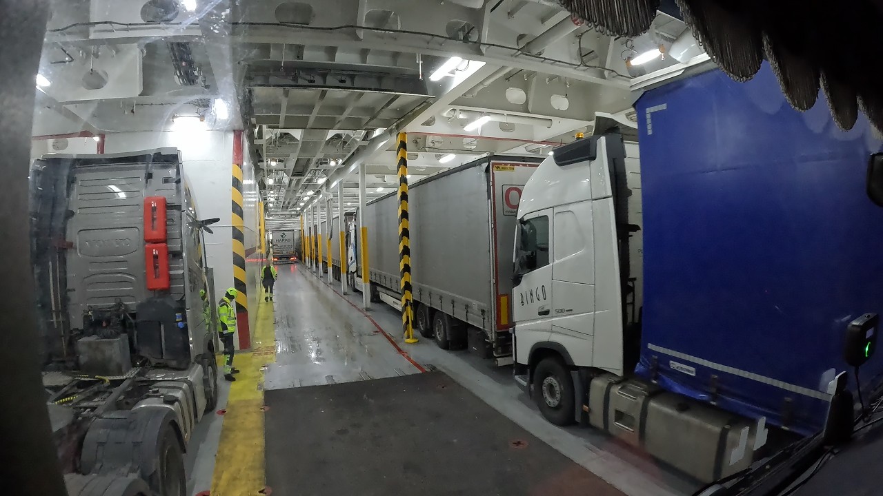 Truck Vlog - Poland. Another Monday, and Another Ferry Boat to Sweden.