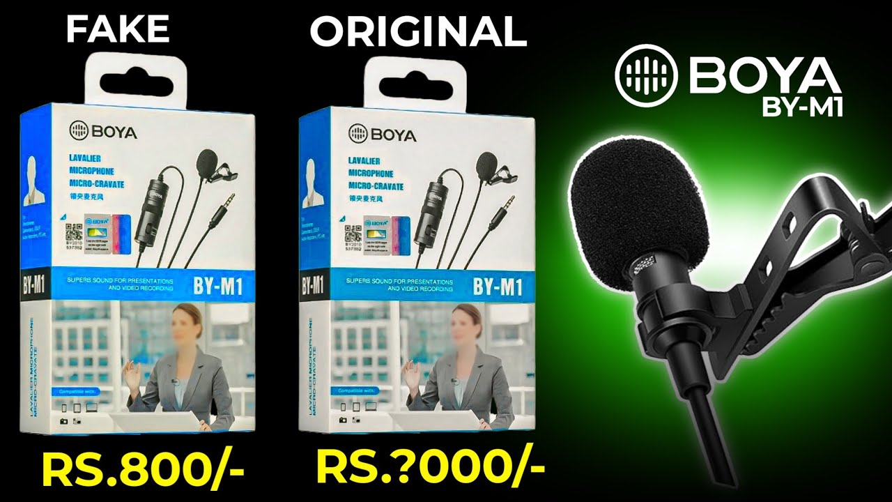 I Tested ORIGINAL VS FAKE Boya By M1 Mic And Found Shocking Results