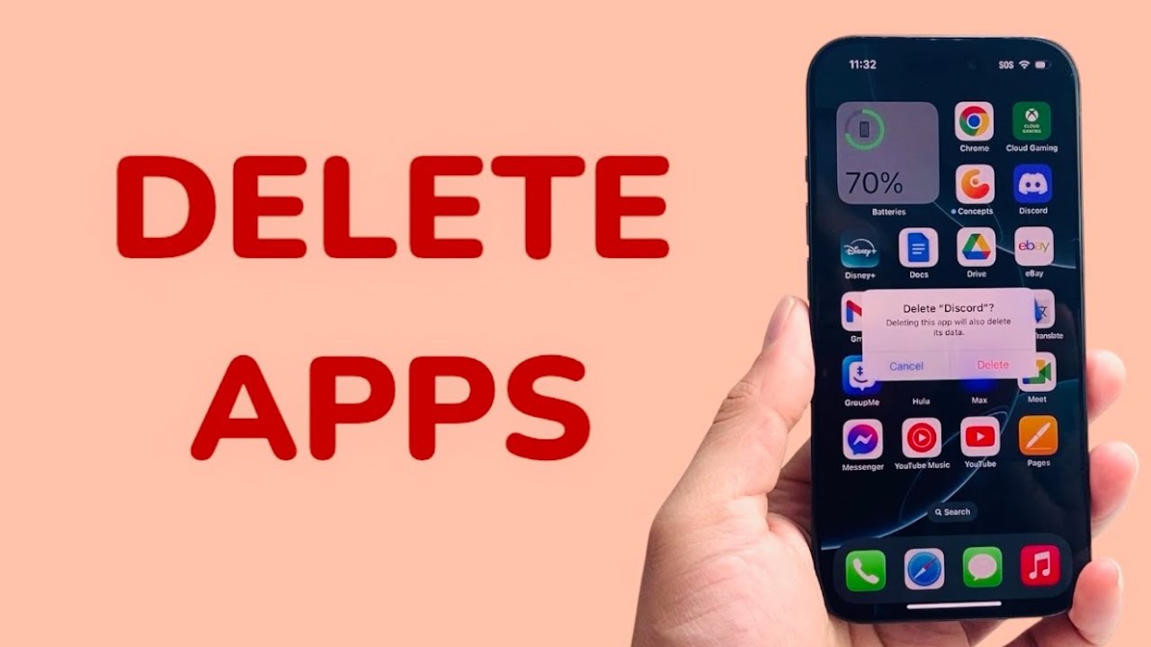 How To Delete Apps on iPhone!