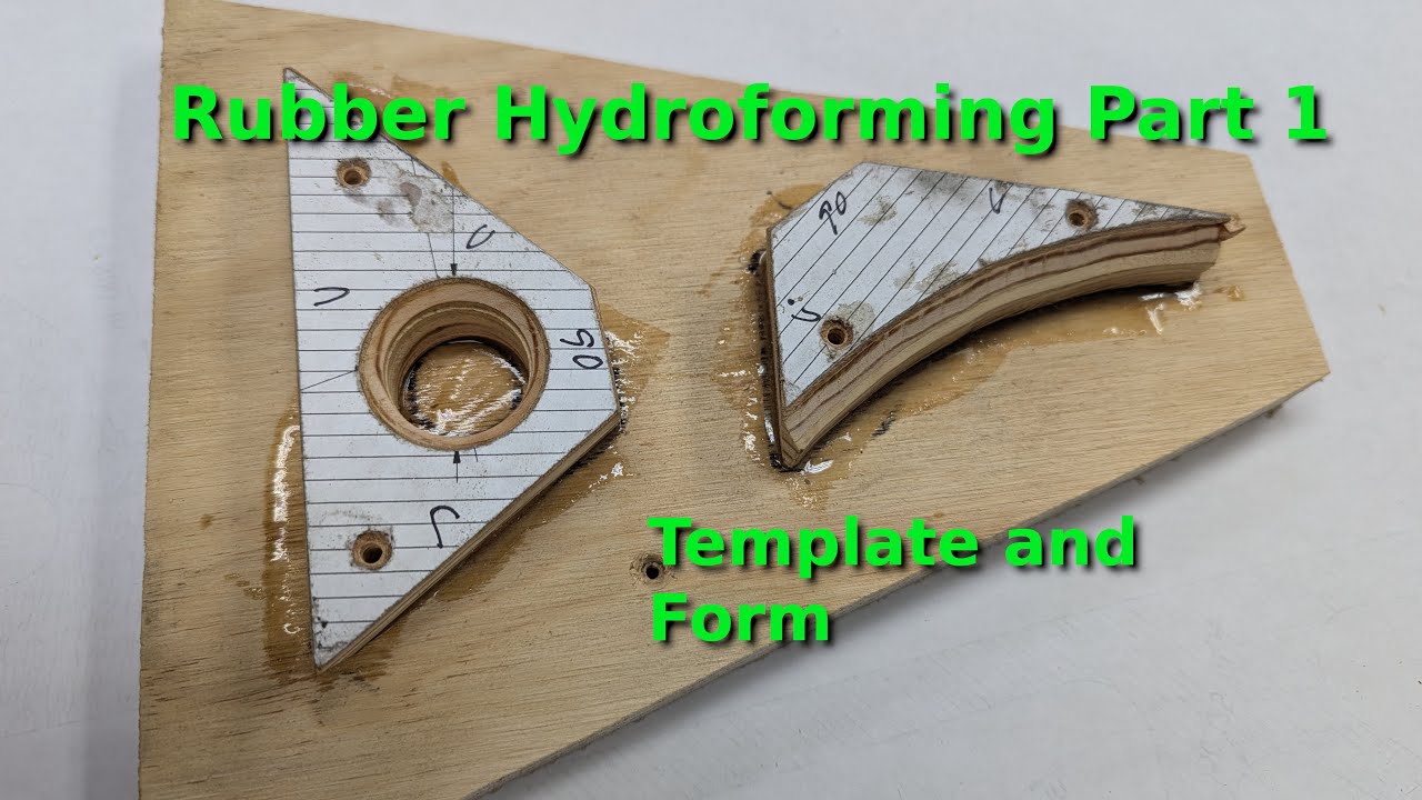 Small Scale Rubber Hydroforming Aluminum Sheet : Part 1, Template and Form
